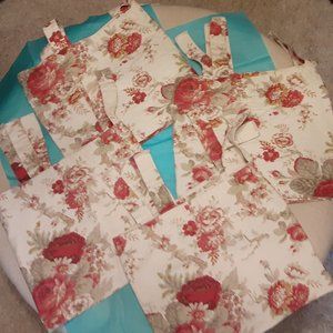 Waverly Garden Room Valance 4 pc set used